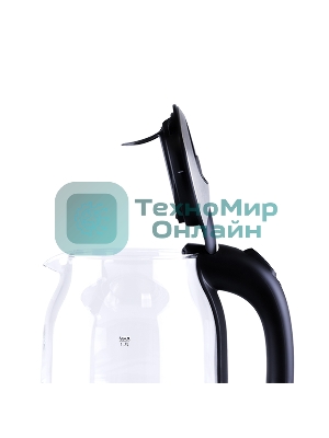 Чайник электрический BQ KT1833G черный/стальной, 2200 Вт, 1.7 л
