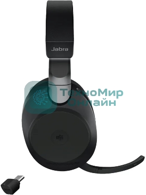 Гарнитура беспроводная Jabra Evolve2 85, Link380c MS Stereo черный