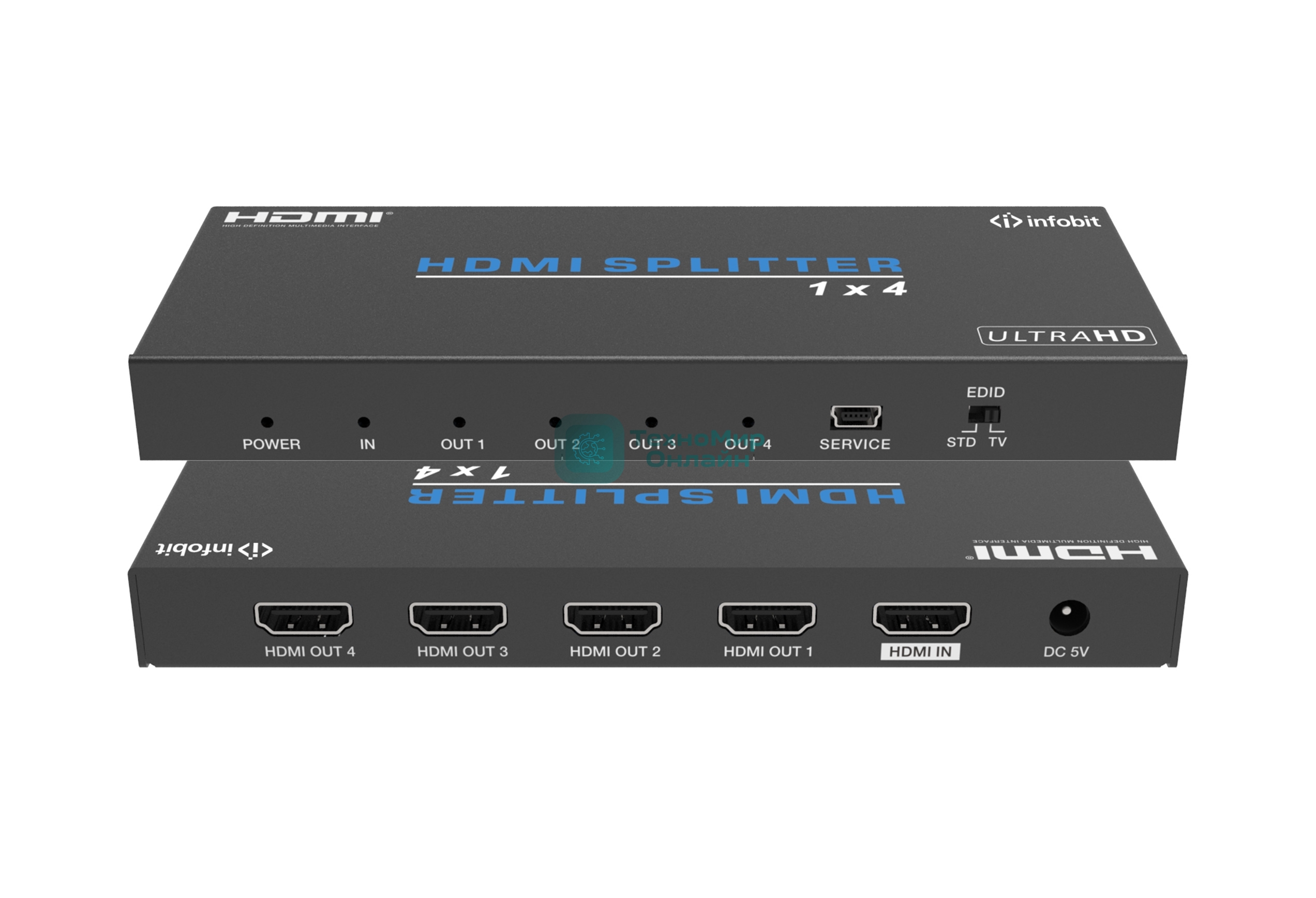 Усилитель - распределитель Infobit iSwitch 104 HDMI 1x4