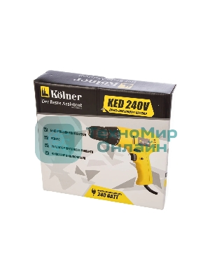 Дрель-шуруповерт Kolner KED 240 V, 240Вт, 13 Нм, щеточный