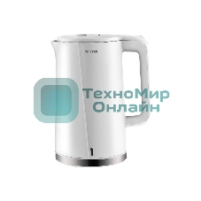 Чайник электрический Centek CT-0005 2200 Вт, 1.7 л, белый