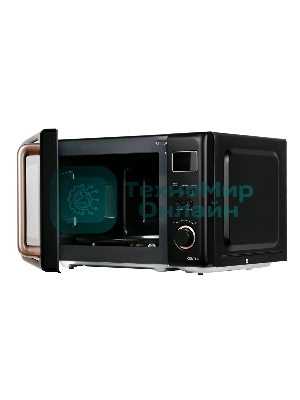 Микроволновая печь Centek CT-1565 черный, 20 л, 700 Вт, переключатели - кнопки, поворотный механизм