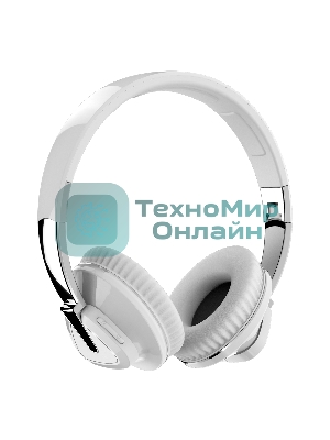 Беспроводные/проводные наушники More Choice HW33 белый, накладные, Bluetooth + проводной, до 10 ч