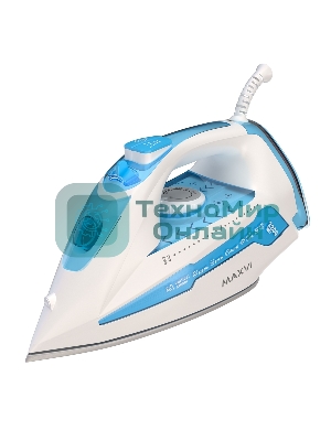 Утюг Maxvi SI2202 белый/голубой