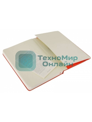 Блокнот Moleskine CLASSIC QP061R Large 130х210мм, 240 страниц, клетка, твердая обложка, фиксирующая резинка, красный