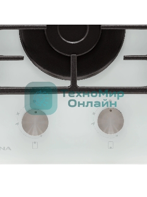 Газовая варочная панель Krona HAGEL 30 WH независимая, белый