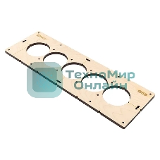 Шаблон для подрозетников EKF Expert sh-d68-5 c 5 отверстиями d 68 мм