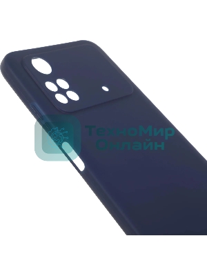 Чехол (клип-кейс) DF poCase-03 для Xiaomi Poco M4 Pro синий