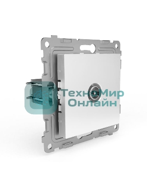 Коннектор TV TOKOV ELECTRIC СП Pixel механизм белый