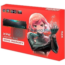 Оперативная память XPG Lancer, DDR5, 32Gb (2x16Gb), 6400MHz, CL32, DIMM, с радиаторами, RGB, черный