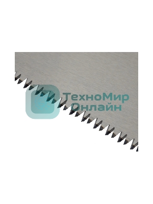 Ножовка по дереву Denzel 400 мм, 9 TPI, зуб 3D, двухкомпонентная рукоятка