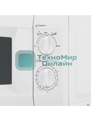 Микроволновая печь Midea MM720CKE белый, 20 л, 700 Вт, переключатели - поворотный механизм