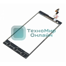 Сенсорное стекло (тачскрин) для Fly IQ4511 Tornado One Octa, черное