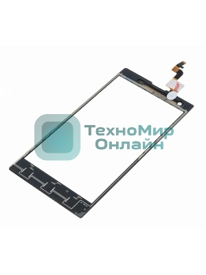 Сенсорное стекло (тачскрин) для Fly IQ4511 Tornado One Octa, черное