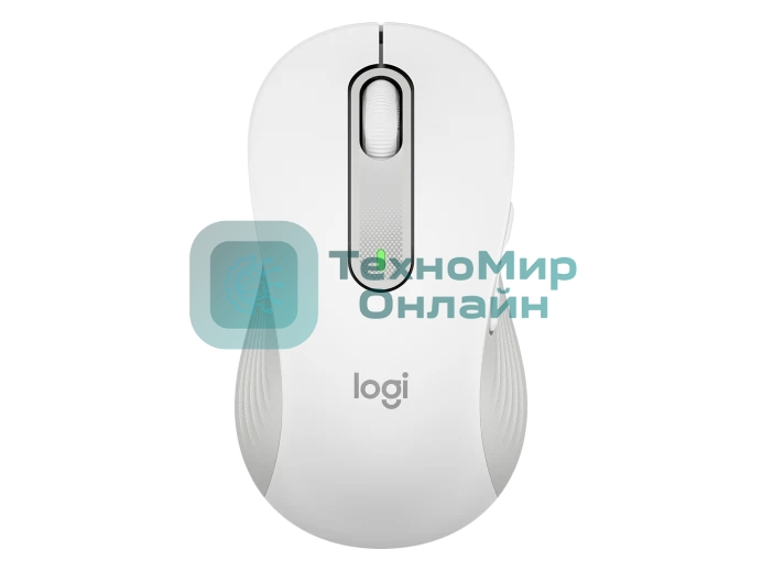 Мышь беспроводная Logitech Signature M650 L белый, 4000 dpi, радиоканал, Bluetooth, USB, кнопки - 5