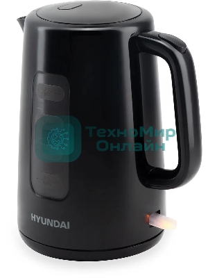 Чайник электрический Hyundai HYK-P2501 2.5л. 2200Вт черный (корпус: пластик)