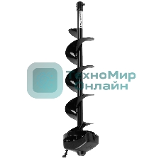 Шнек для льда Denzel IR-150, диаметр 150 мм, длина 800 мм, соединение 20 мм, съемный нож