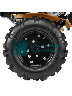 Мотоблок Denzel DPT-270S, 7 л.с., ремен.сцеп, фрез 3х4, ШОМ, передачи 2В/1Н