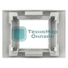 Рамка+суппорт EKF C-Line sup-2-105-50 PROxima на 2 модуля (1 пост) для парапетного кабельного канала