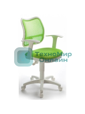 Кресло Бюрократ CH-W797/SD/TW-18 салатовый, сетка/ткань, 120 кг, механизм качания