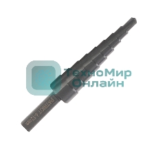 Сверло PATRIOT по металлу ступенчатое 4-12 мм, HSS, упаковка блистер