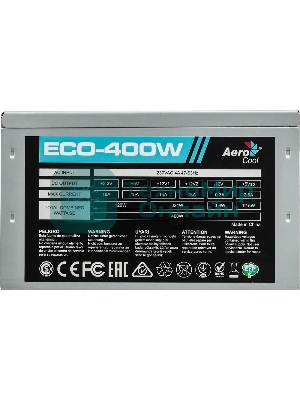 Блок питания Aerocool/Formula ECO-400W, 400Вт, 120мм, серый