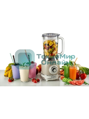 Блендер стационарный Ariete Vintage 0583/03 бежевый, 1000 Вт, 4 скорости, турбо