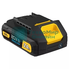 Аккумулятор Deli DL-DC20A2 (2А*ч, 20В, Li-ion)