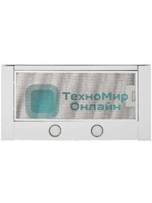 Вытяжка встраиваемая Maunfeld Ouse Touch Glass 60 белый, 60 см, 750 куб. м/ч, 48 дБ