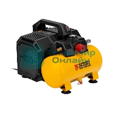 Компрессор Denzel DLS750/6 безмасляный малошумный 750 Вт, 140 л/мин,ресивер 6 л