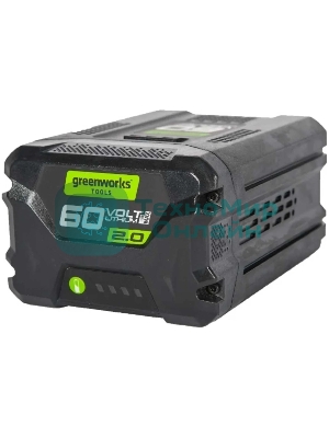 Аккумулятор Greenworks G60B2 (2918307)60В 2А·ч литий-ионный
