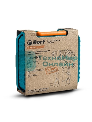 Дрель-шуруповерт Bort BAB-16U, 16,8 В, 2 Ач, 70 Нм, бесщеточный, ударная