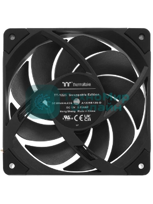 Комплект вентиляторов для корпуса Thermaltake TOUGHFAN EX12 Pro (3 шт.) черный, 120 мм, 2000 об/мин, 29.8 дБ, 4 pin
