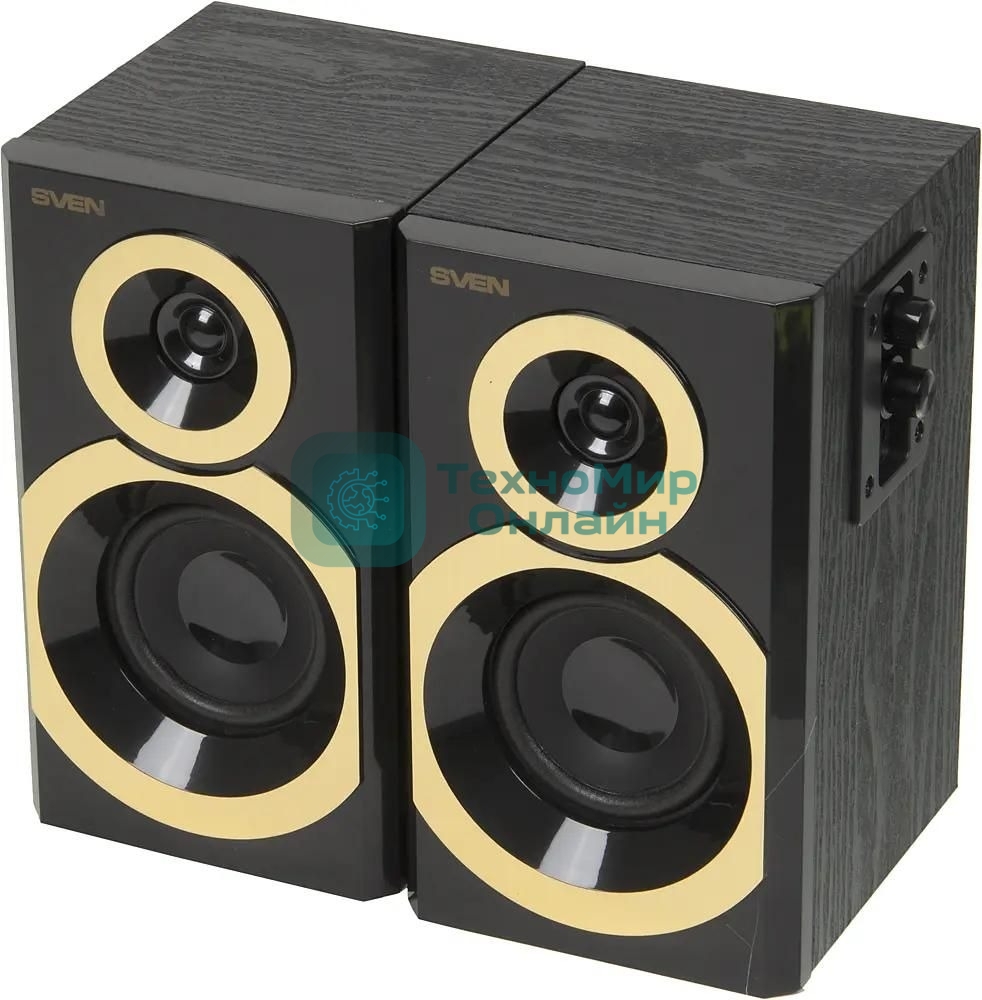 Акустическая система SVEN SPS-619 GOLD акустическая система 2.0, мощность 2х10 Вт(RMS)