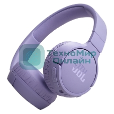 Беспроводные/проводные наушники JBL Tune 670NC фиолетовый, накладные, Bluetooth + проводной, активное шумоподавление
