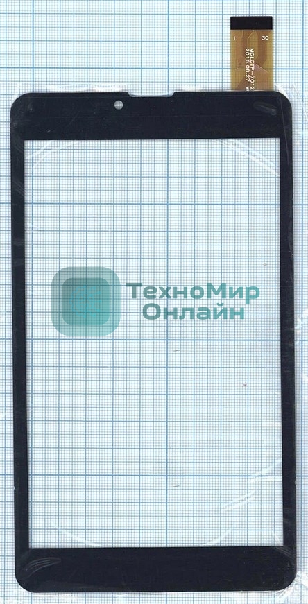 Сенсорное стекло (тачскрин) MGLCTP-701271. черное
