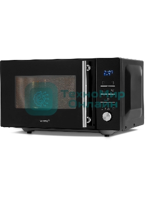 Микроволновая печь Vitek VT-MW1323 черный, 23 л, 900 Вт, переключатели - кнопки, поворотный механизм