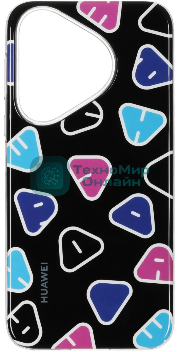 Чехол-накладка Huawei Letter Magnetic Case для смартфонов HUAWEI Pura 70, черный, 51995462