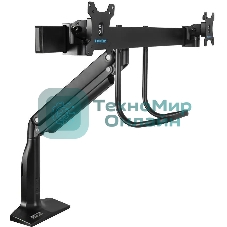 Кронштейн Kromax OFFICE-20 черный, 1 шт/уп. Кр. алюм. настол. для мон. 17