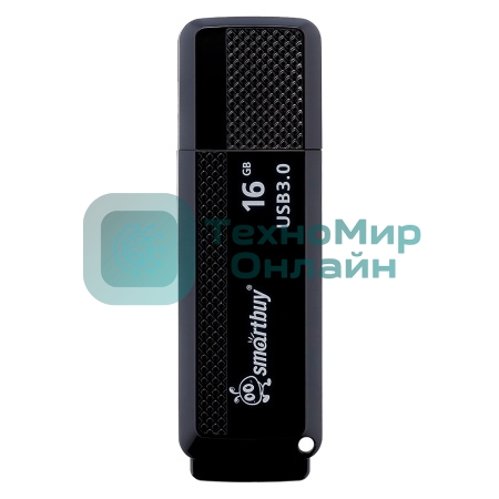 Флешка USB Smartbuy Dock (SB16GBDK-K3), 16Gb, USB 3.0/3.1, R/W 70/25, черный