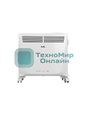 Конвектор электрический Ballu Enzo BEC/EZER-1000 белый, 1000 Вт, 15 м2, термостат, дисплей