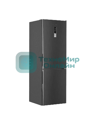 Холодильник Maunfeld MFF185NFХ10 нержавеющая сталь двухкамерный инвертор 240/100л морозилка снизу, No Frost