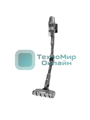 Пылесос вертикальный Polaris PVCS 4050 серый, питание от аккумулятора, 180 Вт, уборка влажная/сухая, пылесборник 0.4 л