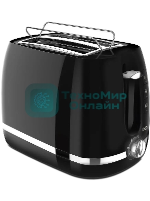 Тостер BQ T1711, 900 Вт, черный