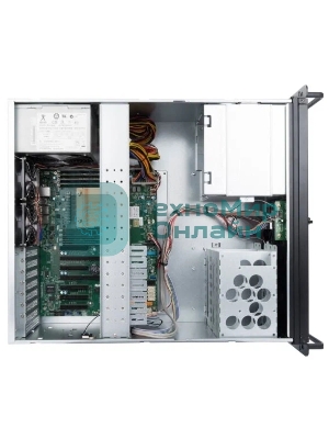 Компьютерный корпус InWin IW-R400-01N/USB3.0*2/Rear fan 8025мм 4200RPM*2/Front fan 8025мм 4200RPM*2/Front door/Air filter for front door