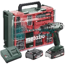 Дрель ударная Metabo BS 18 Set патрон:быстрозажимной реверс (кейс в комплекте) (602207710)