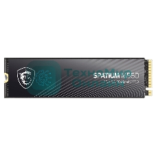Накопитель SSD MSI M.2 2280 2Tb SPATIUM M560 Client SSD S78-440Q940-P83, PCIe Gen4x4 with NVMe, 3D TLC, R/W 4900/4400