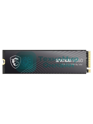 Накопитель SSD MSI M.2 2280 2Tb SPATIUM M560 Client SSD S78-440Q940-P83, PCIe Gen4x4 with NVMe, 3D TLC, R/W 4900/4400