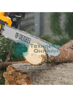 Пила цепная электрическая Denzel EDS-2000P, 2кВт, поперечная, шина 40 см, шаг 3/8, паз 1,3мм, 57зв