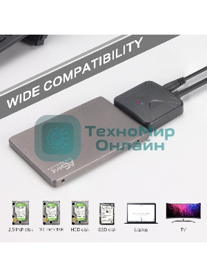 Кабель-адаптер USB3.0 ---SATA III 2.5/3,5